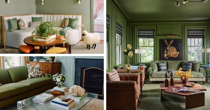 Green living Room Ideas